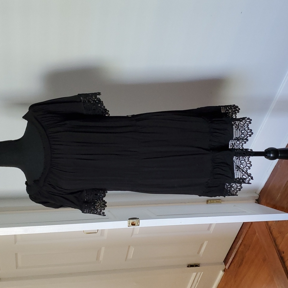 Lace Off Shoulder Dress from City Chic